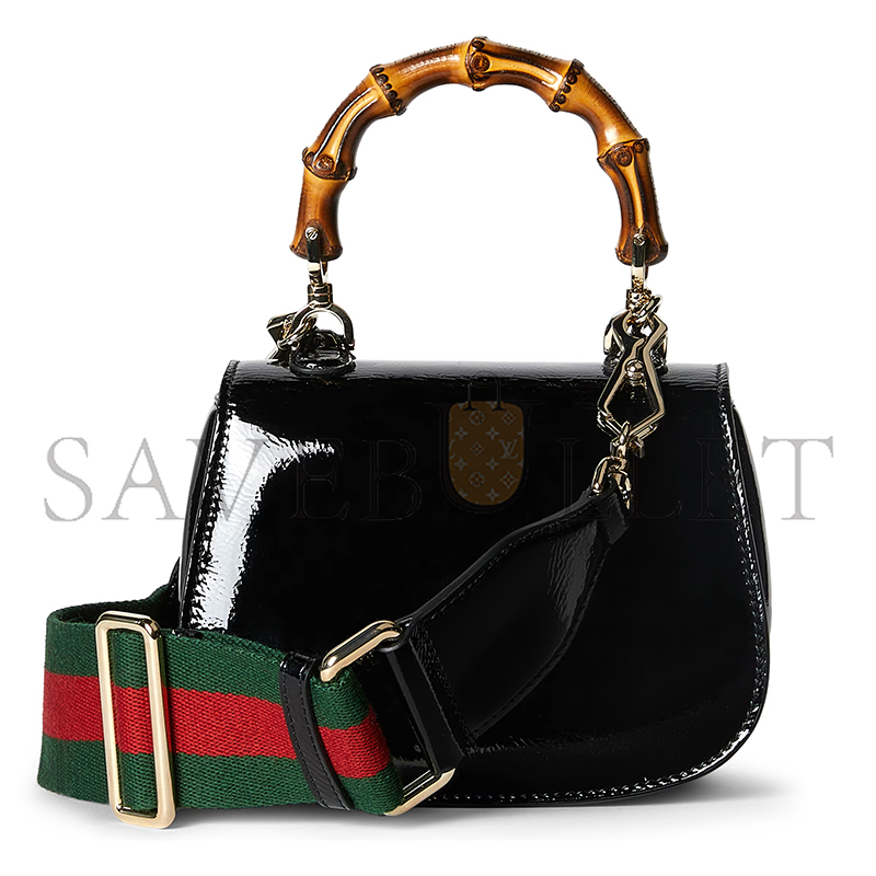 GUCCI BAMBOO 1947 MINI PYTHON BAG ‎786482 (17*12*7.5cm)